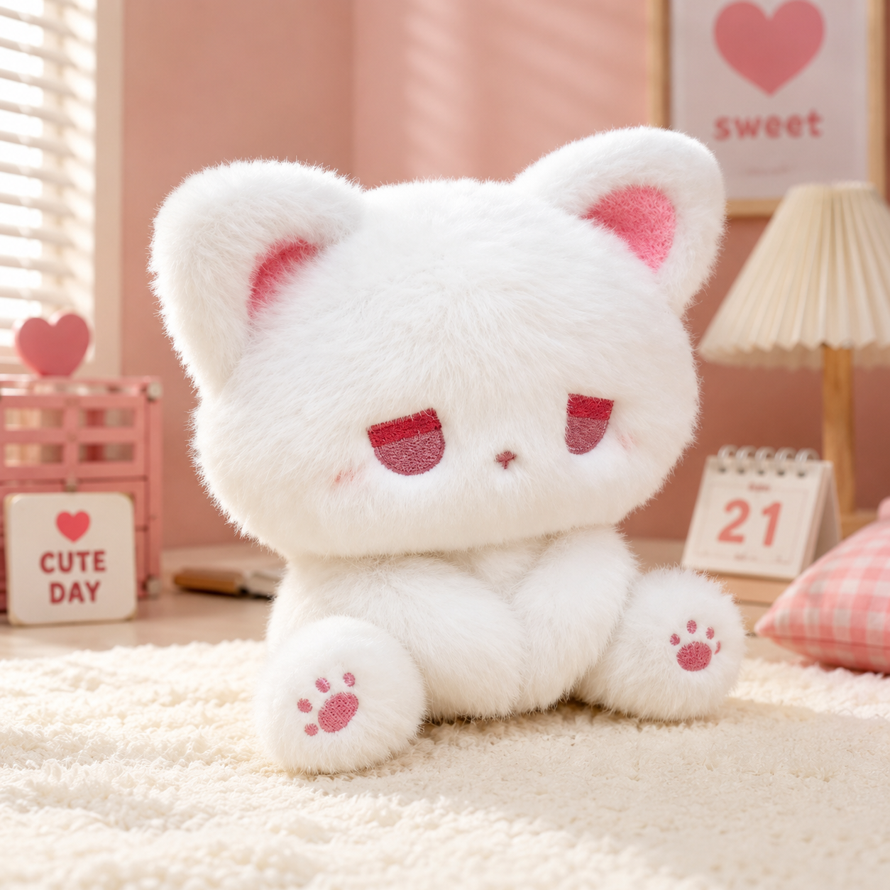 Rabbit Plush Toy Cute Doll Doll Sleeping Pillow Bed Doll