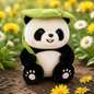 Bamboo Panda Plush Toy – Chengdu Souvenir, Cuddly Doll, Throw Pillow, New Year's Gift for Kids