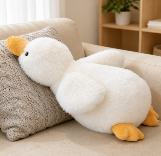 Little Duck Plush Toy / Bedtime Cuddle Pillow / Stuffed Animal