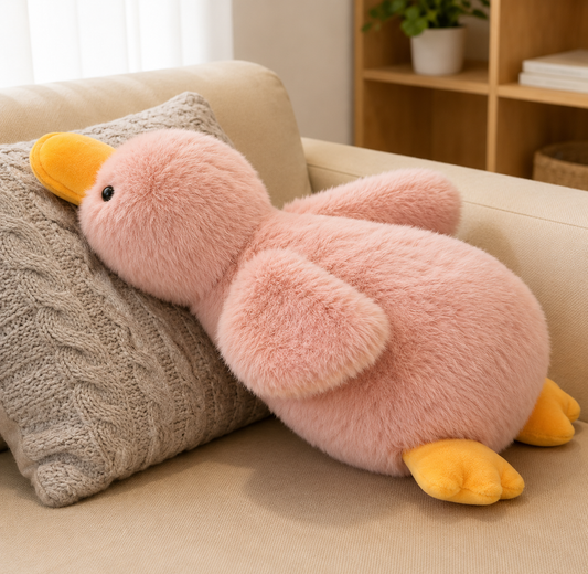 Little Duck Plush Toy / Bedtime Cuddle Pillow / Stuffed Animal