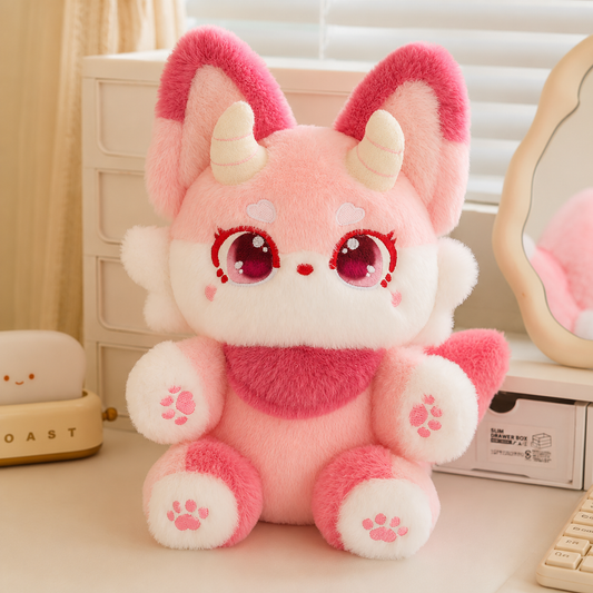Cute fantasy creature: Little Devil Fox plush toy