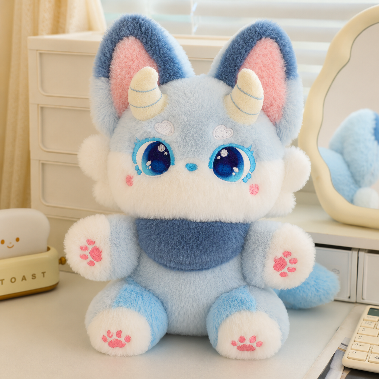 Cute fantasy creature: Little Devil Fox plush toy