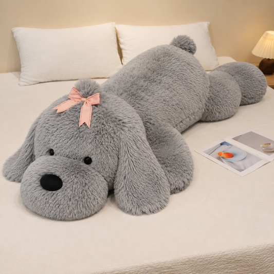 Cute lying-down dog plush toy